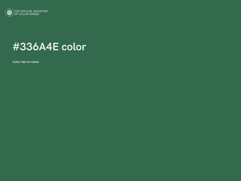 #336A4E color image