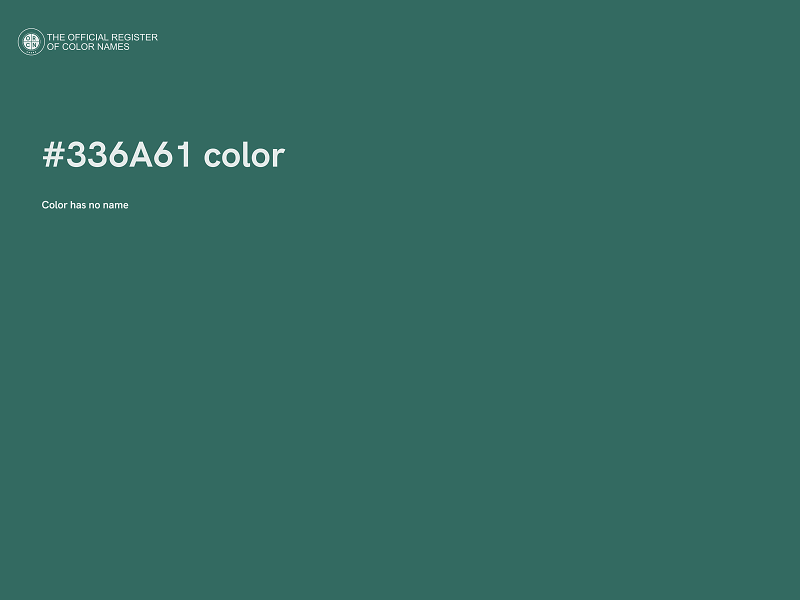 #336A61 color image