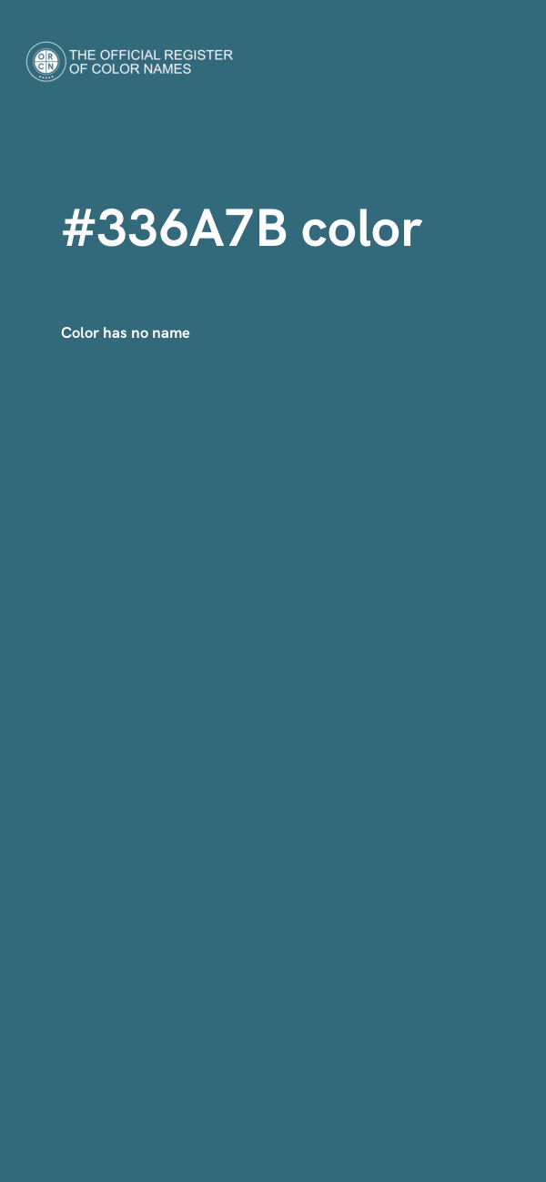 #336A7B color image