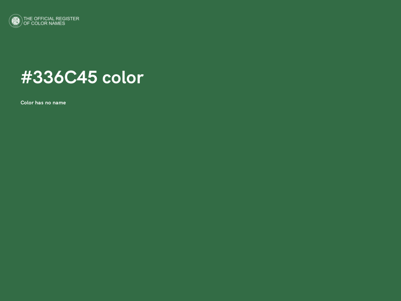 #336C45 color image