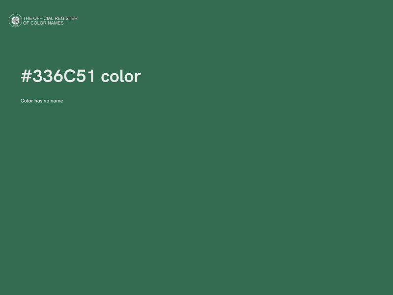 #336C51 color image
