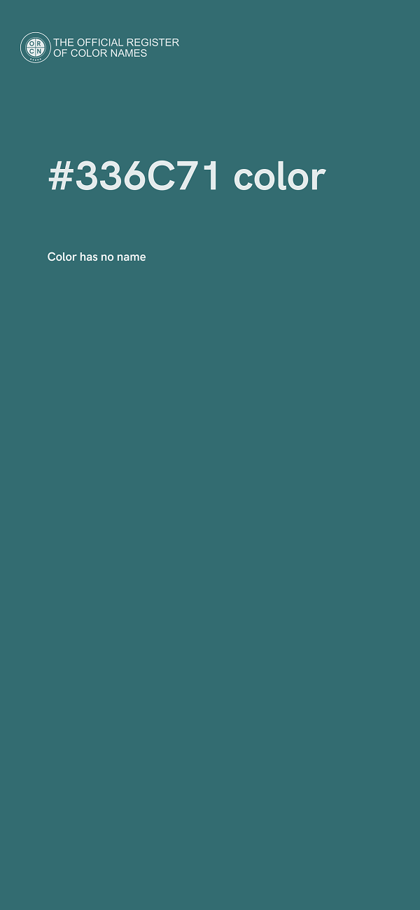#336C71 color image