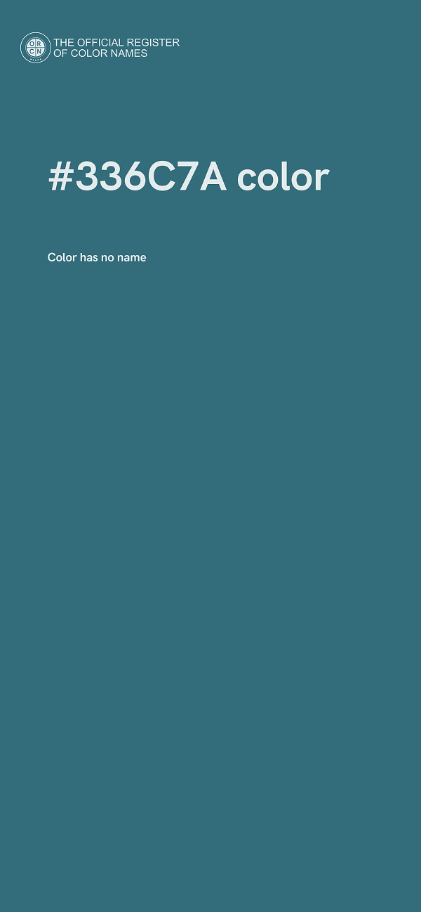 #336C7A color image