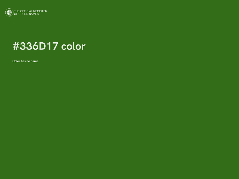 #336D17 color image