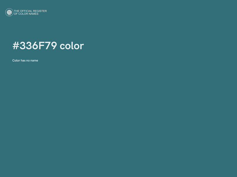 #336F79 color image