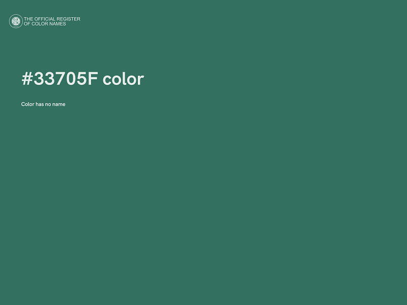 #33705F color image