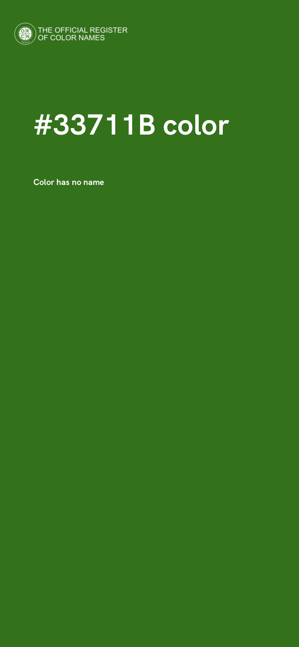 #33711B color image