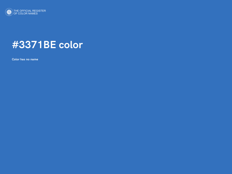 #3371BE color image