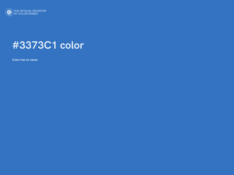 #3373C1 color image