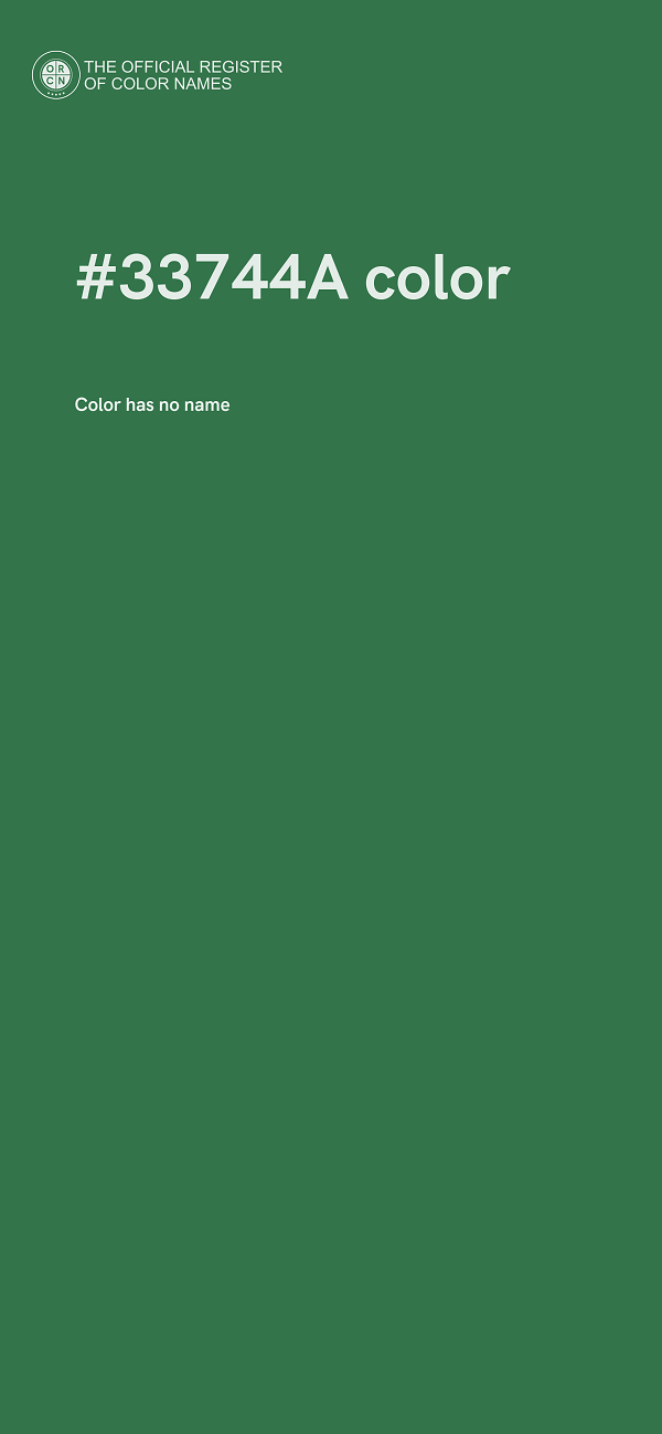 #33744A color image