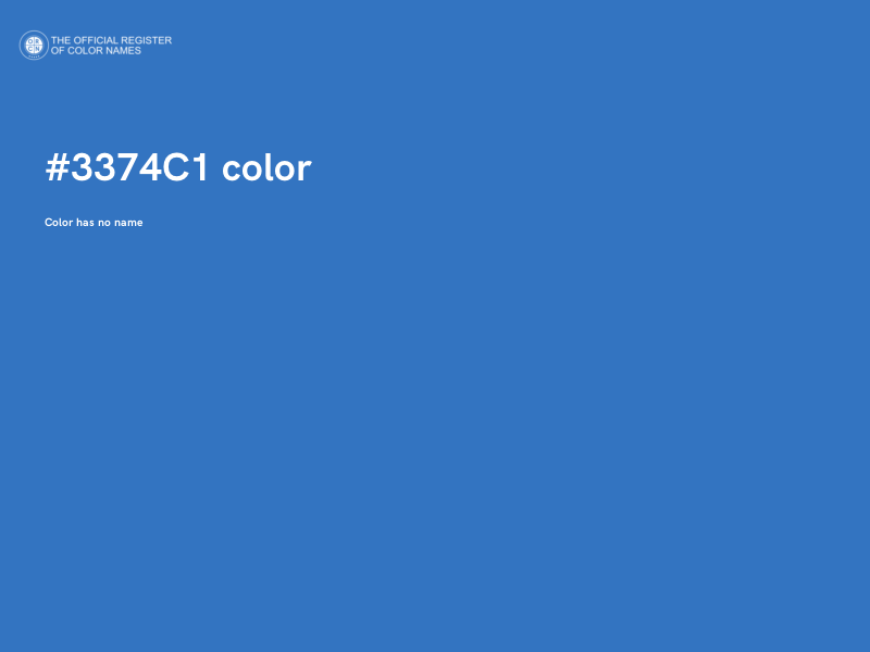 #3374C1 color image