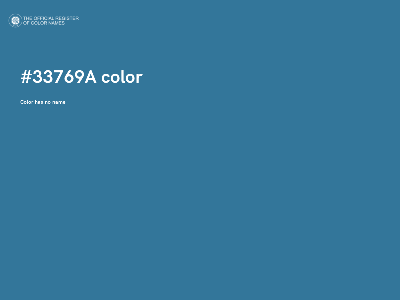 #33769A color image