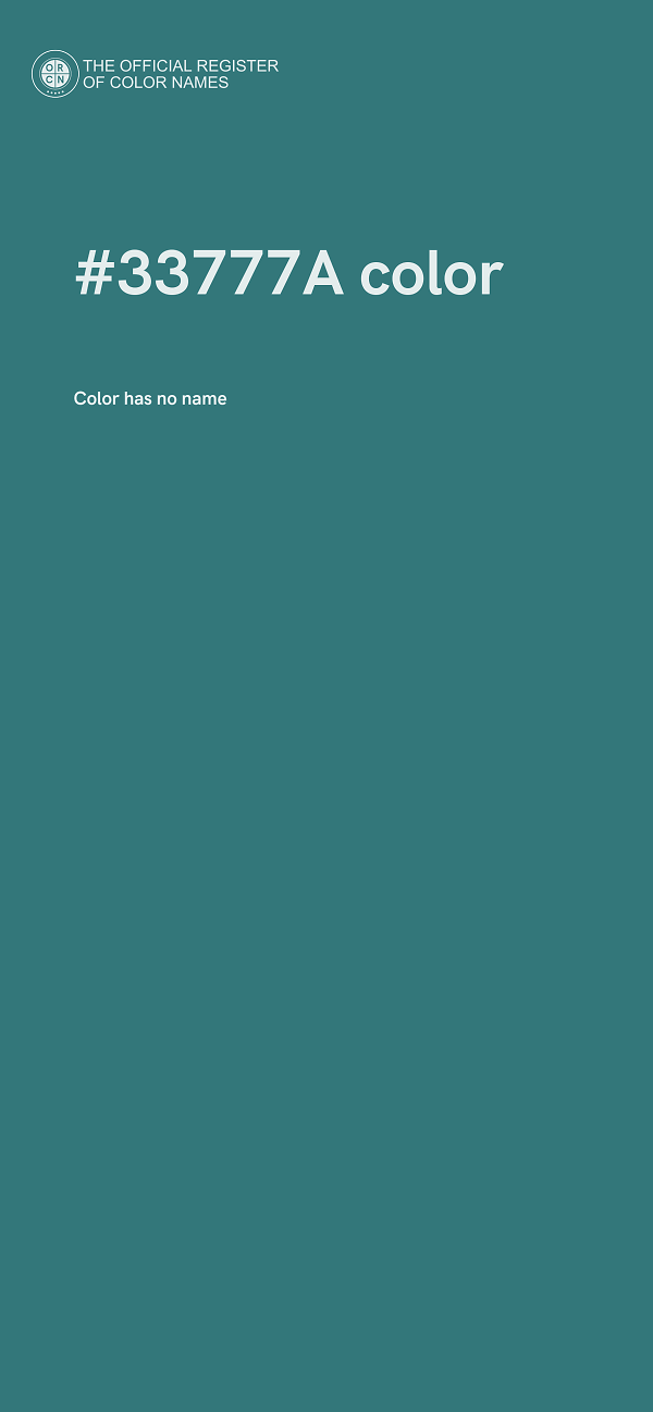 #33777A color image