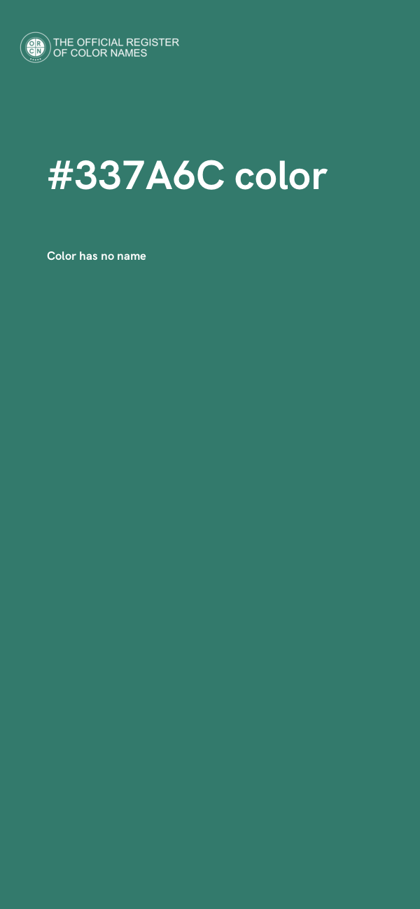 #337A6C color image