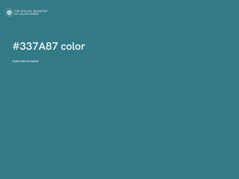 #337A87 color image