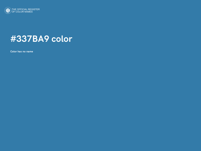 #337BA9 color image