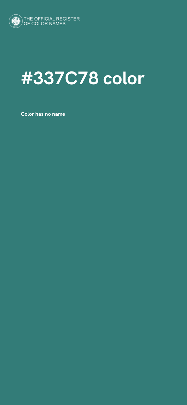 #337C78 color image