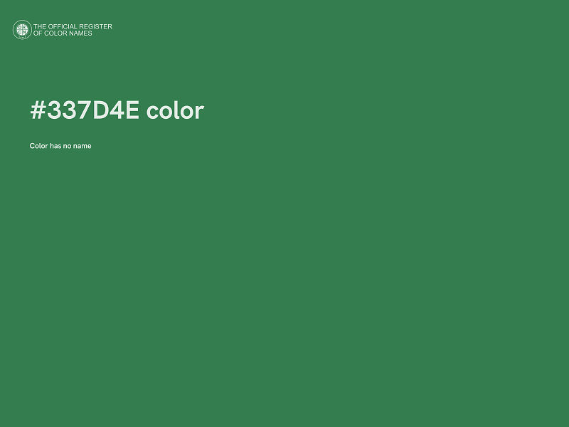 #337D4E color image