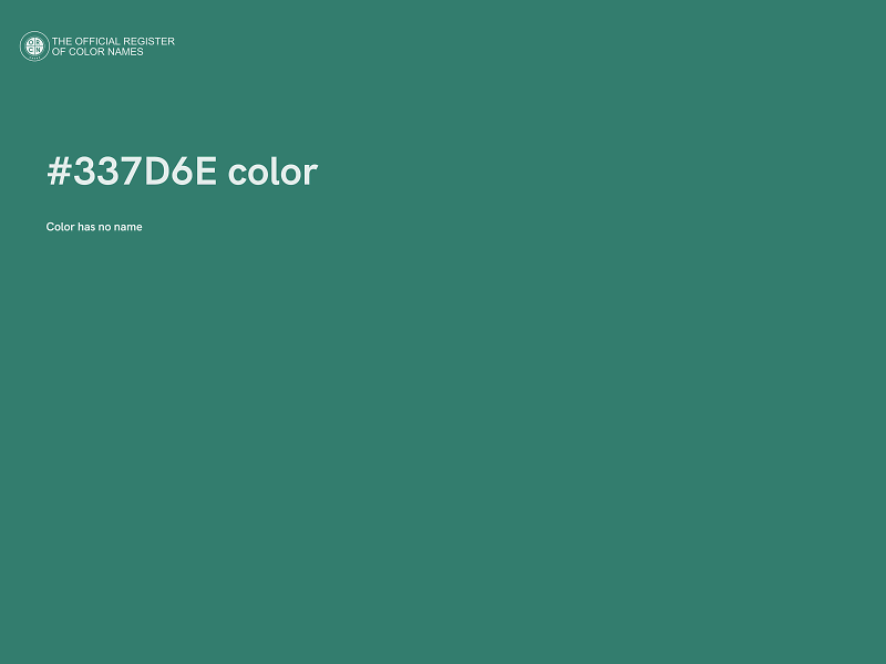 #337D6E color image