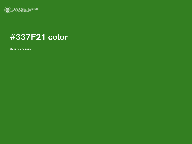 #337F21 color image