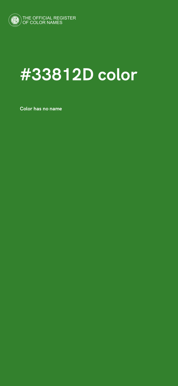 #33812D color image