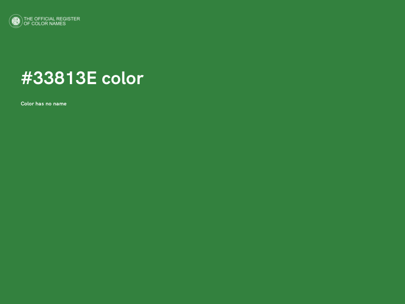 #33813E color image