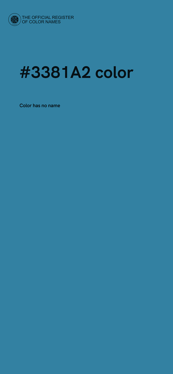 #3381A2 color image