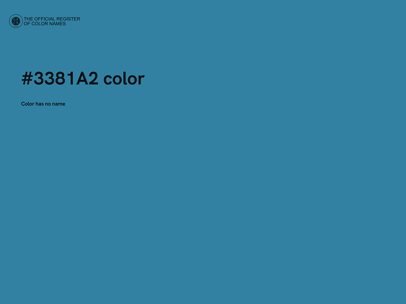 #3381A2 color image