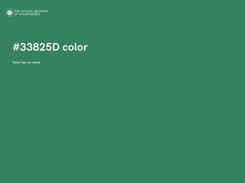 #33825D color image
