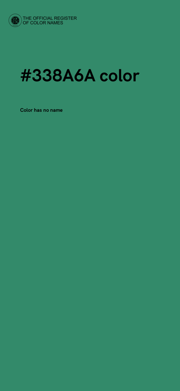 #338A6A color image