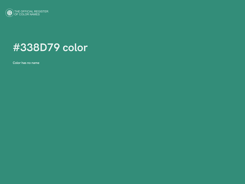 #338D79 color image