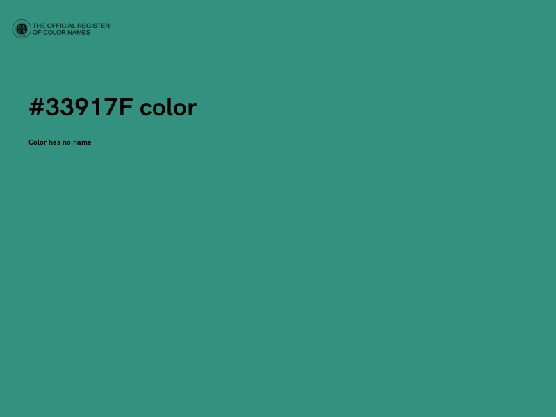 #33917F color image