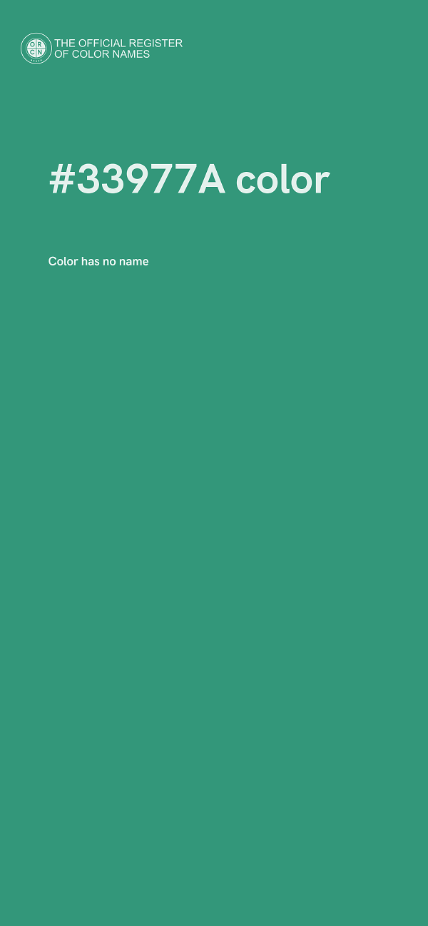 #33977A color image
