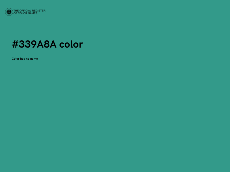 #339A8A color image