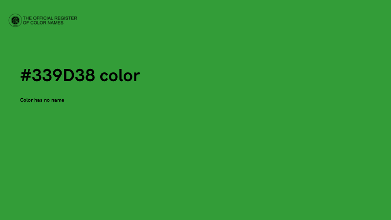 #339D38 color image