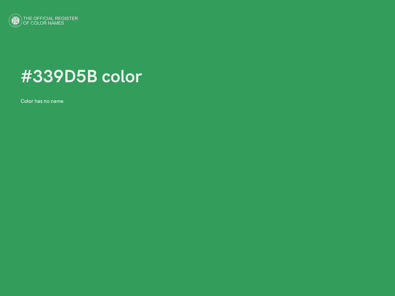 #339D5B color image