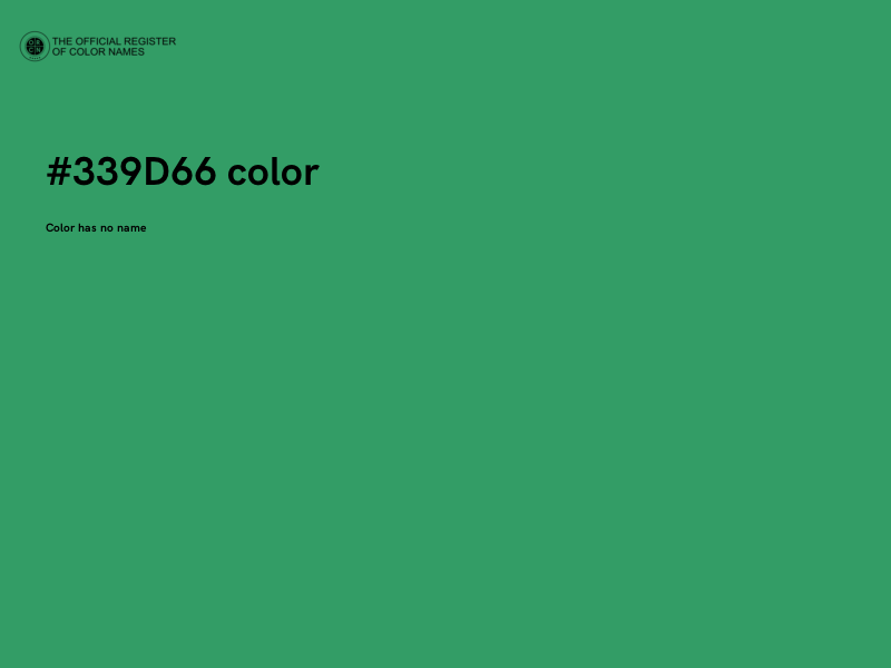 #339D66 color image