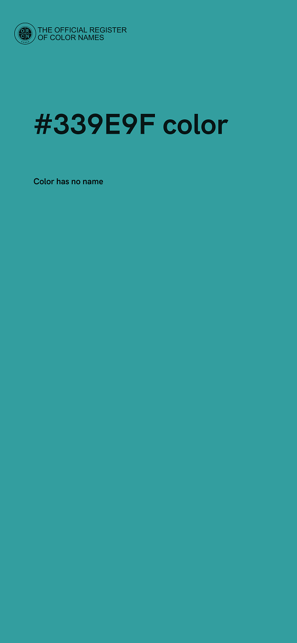 #339E9F color image