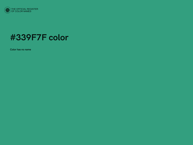 #339F7F color image