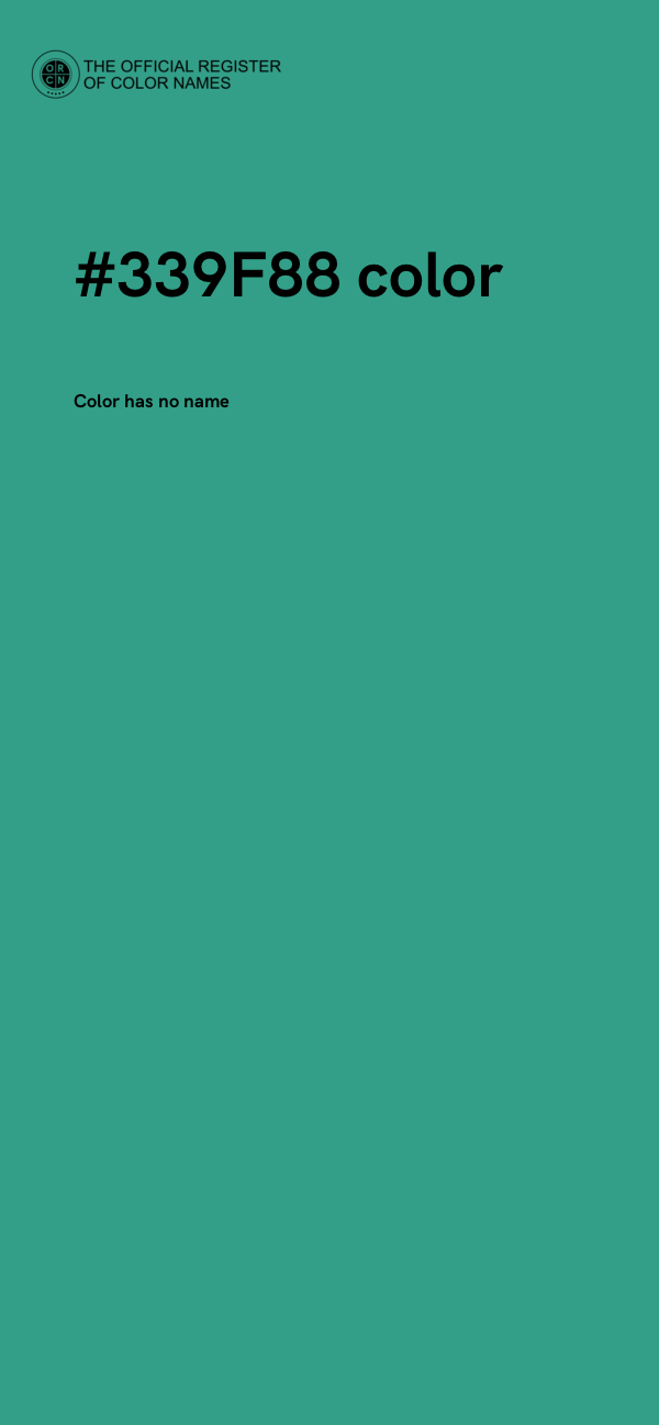 #339F88 color image