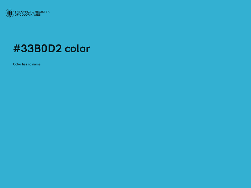 #33B0D2 color image