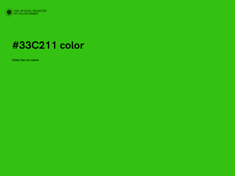 #33C211 color image