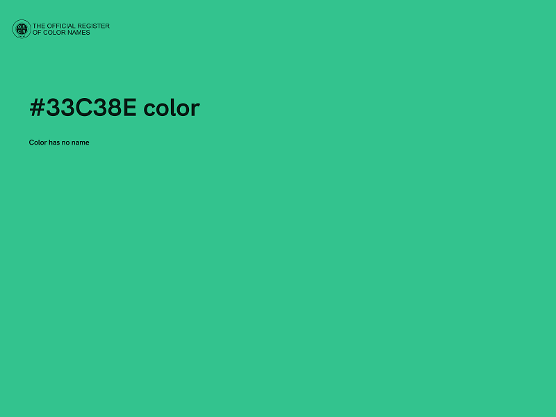 #33C38E color image