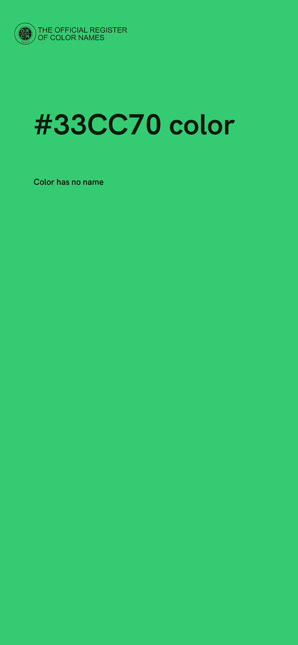 #33CC70 color image