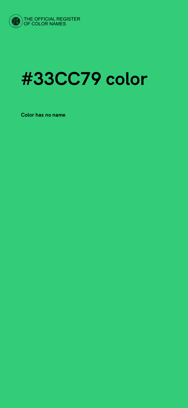 #33CC79 color image