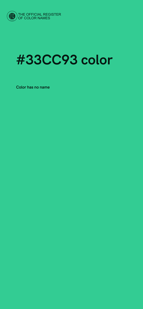 #33CC93 color image