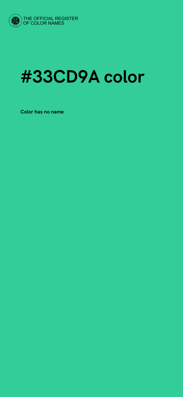 #33CD9A color image