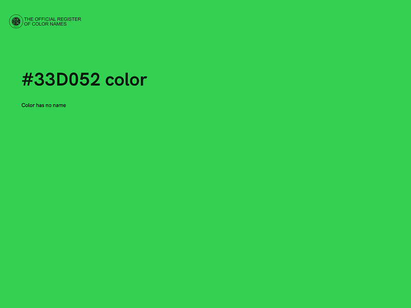 #33D052 color image