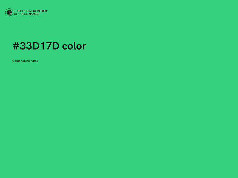 #33D17D color image