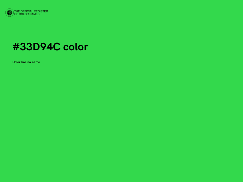 #33D94C color image